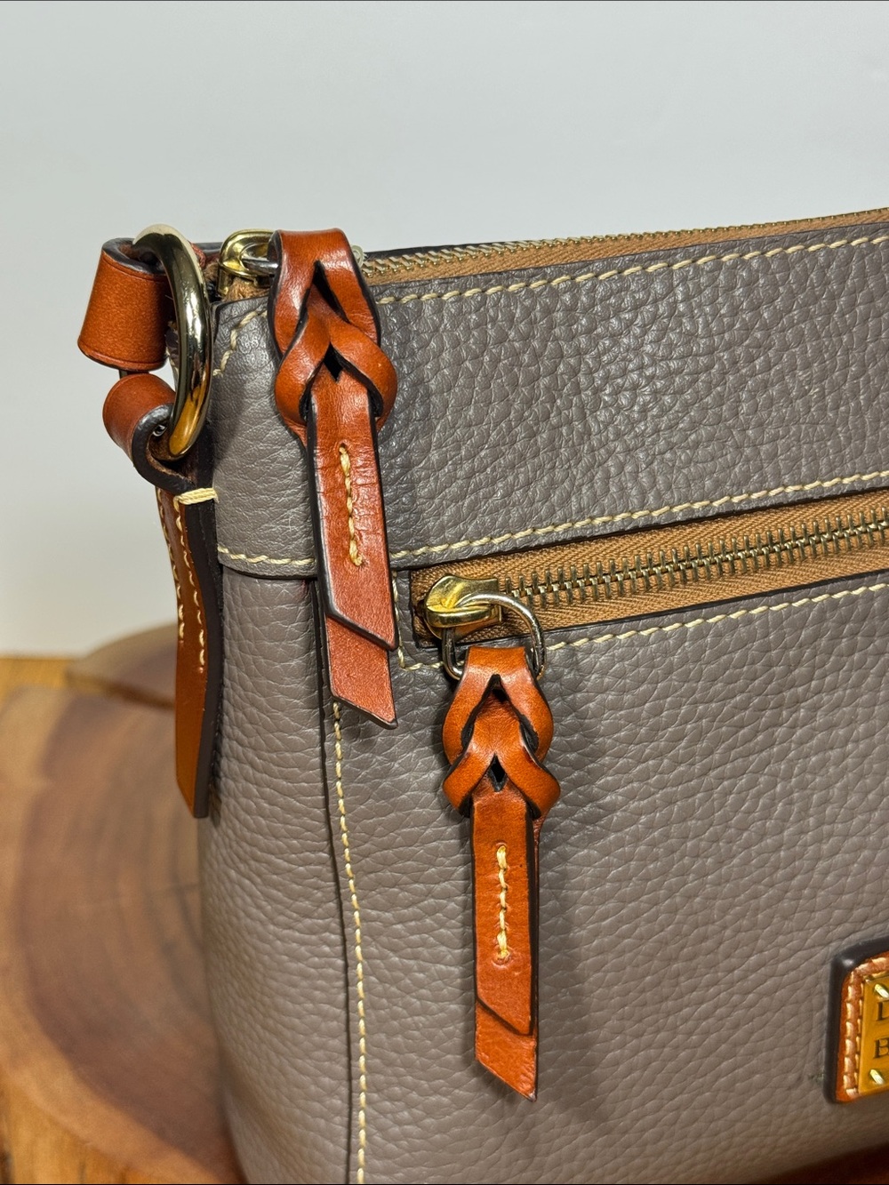 Dooney & Bourke Allison Pebble Leather Bag - Picture 6 of 15